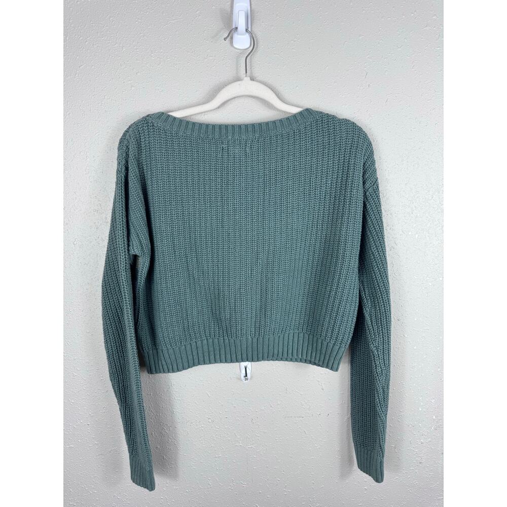 Aeropostale Multicolor Striped Green Sweater Womens Size Small - Picture 7 of 7